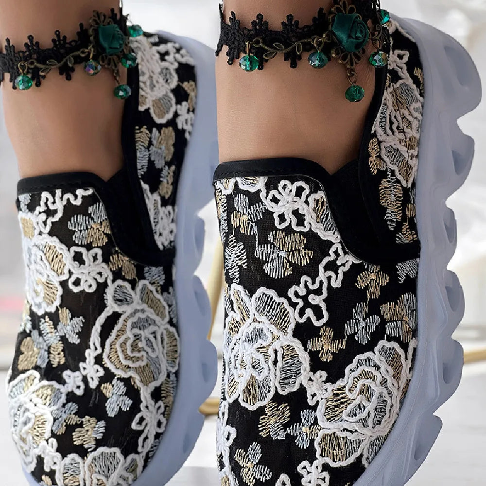SummerGlow Mesh Loafers