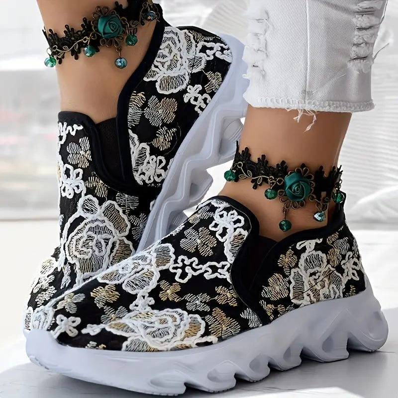 SummerGlow Mesh Loafers