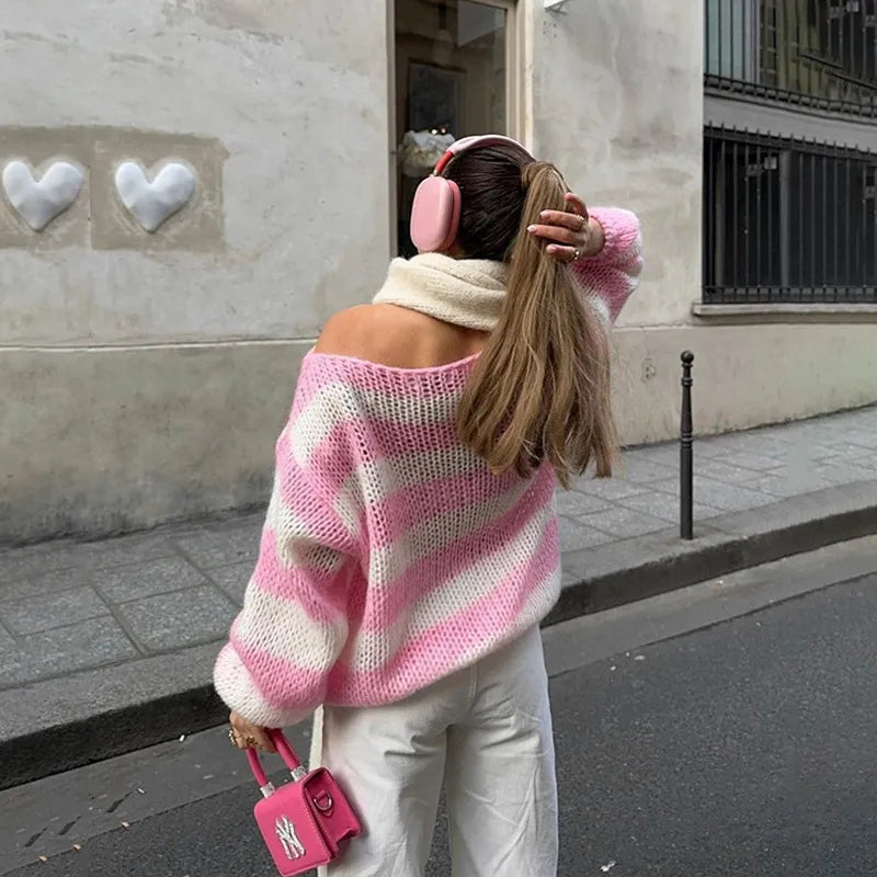 Striped Knit Bliss Sweater