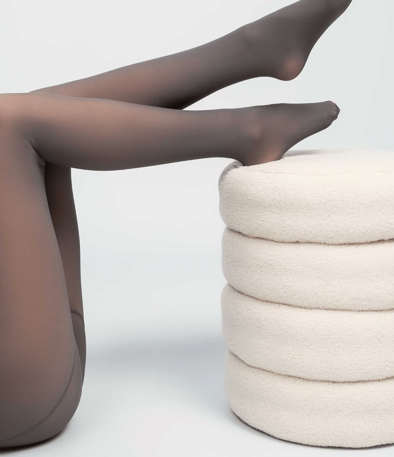 FleeceEleganz - Elegante Winterstrumpfhose mit verstecktem Fleecefutter.