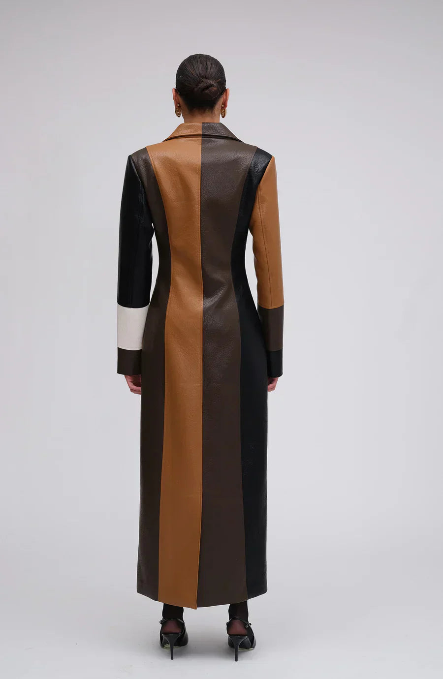 Milan Luxe Trench™ | Faux Leder Trenchcoat