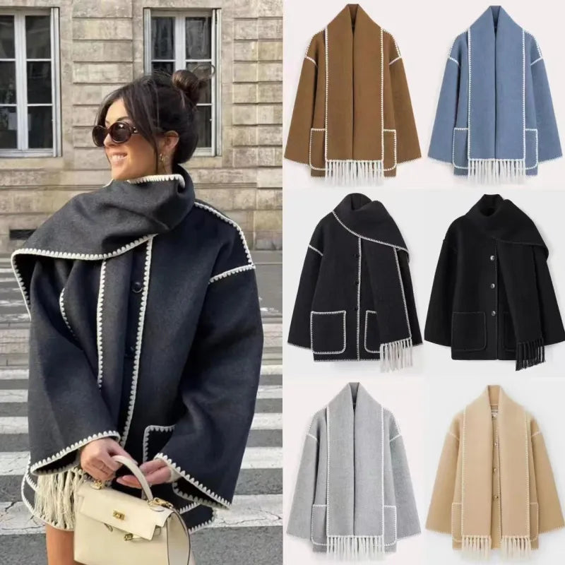 Chloé Wrap Coat™ – Die Trend-Winterjacke mit Schal