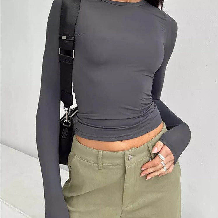 Urban Eleganz Top - Casual Langarmshirt
