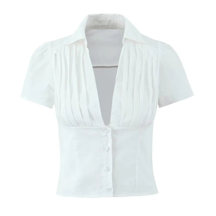 Maya Revers Crop Blouse™ 🌸