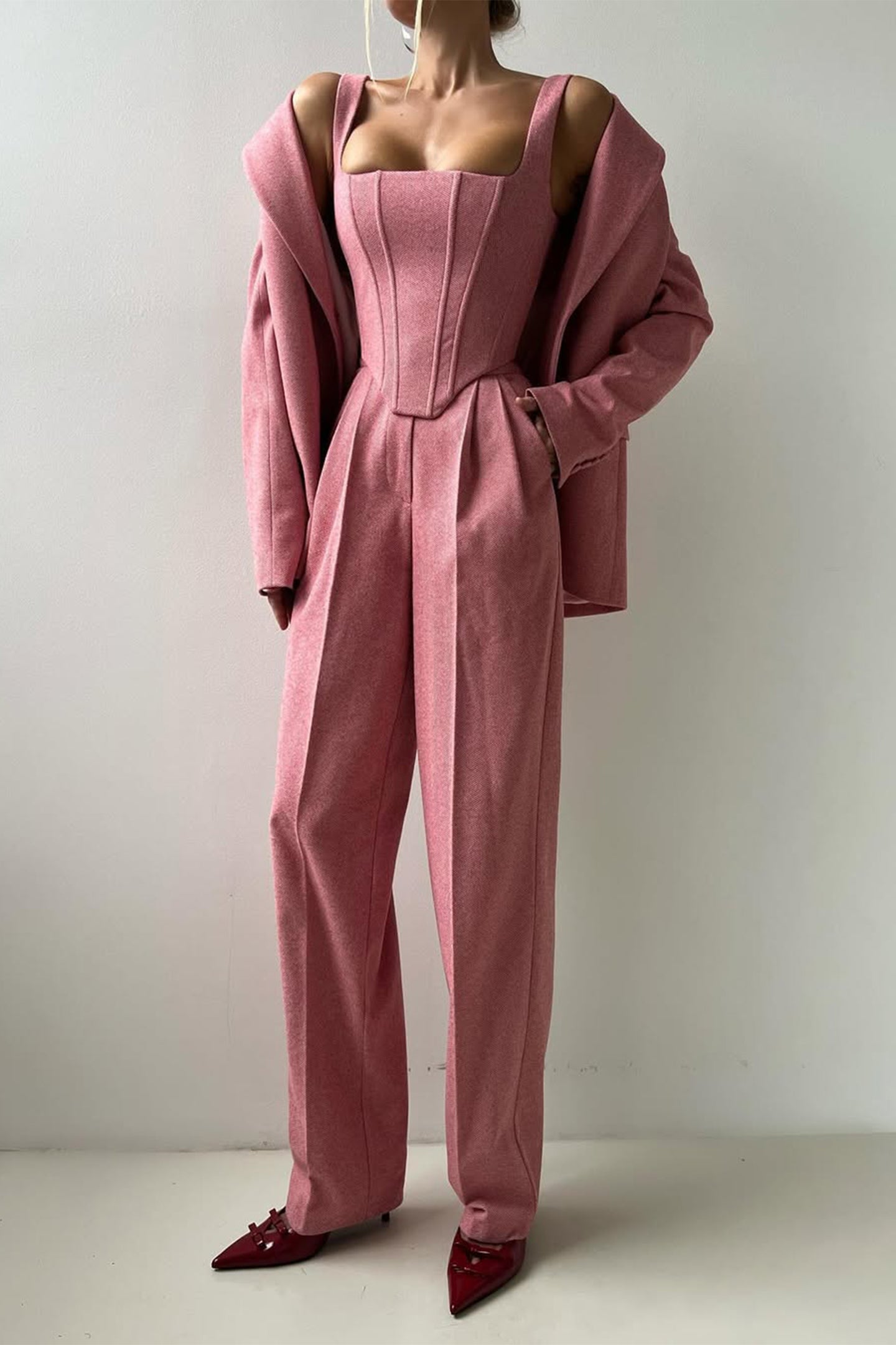 Dolce™ Luxe Set - Dreiteiliges Blazer-Trend-Outfit
