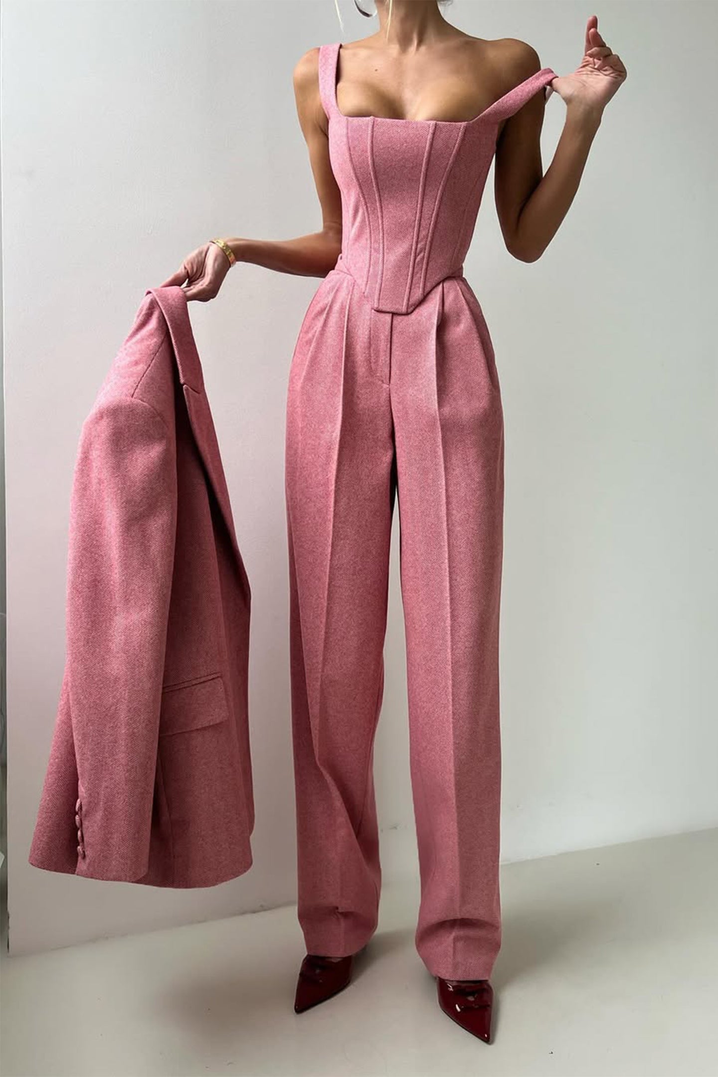 Dolce™ Luxe Set - Dreiteiliges Blazer-Trend-Outfit