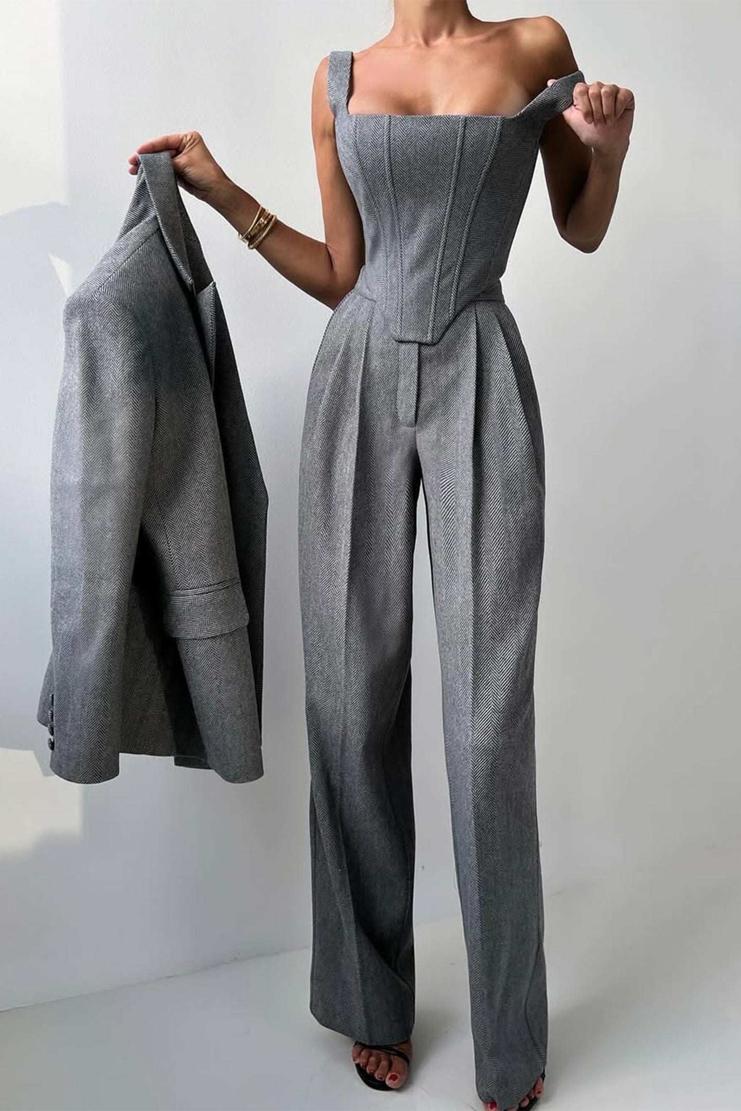 Dolce™ Luxe Set - Dreiteiliges Blazer-Trend-Outfit