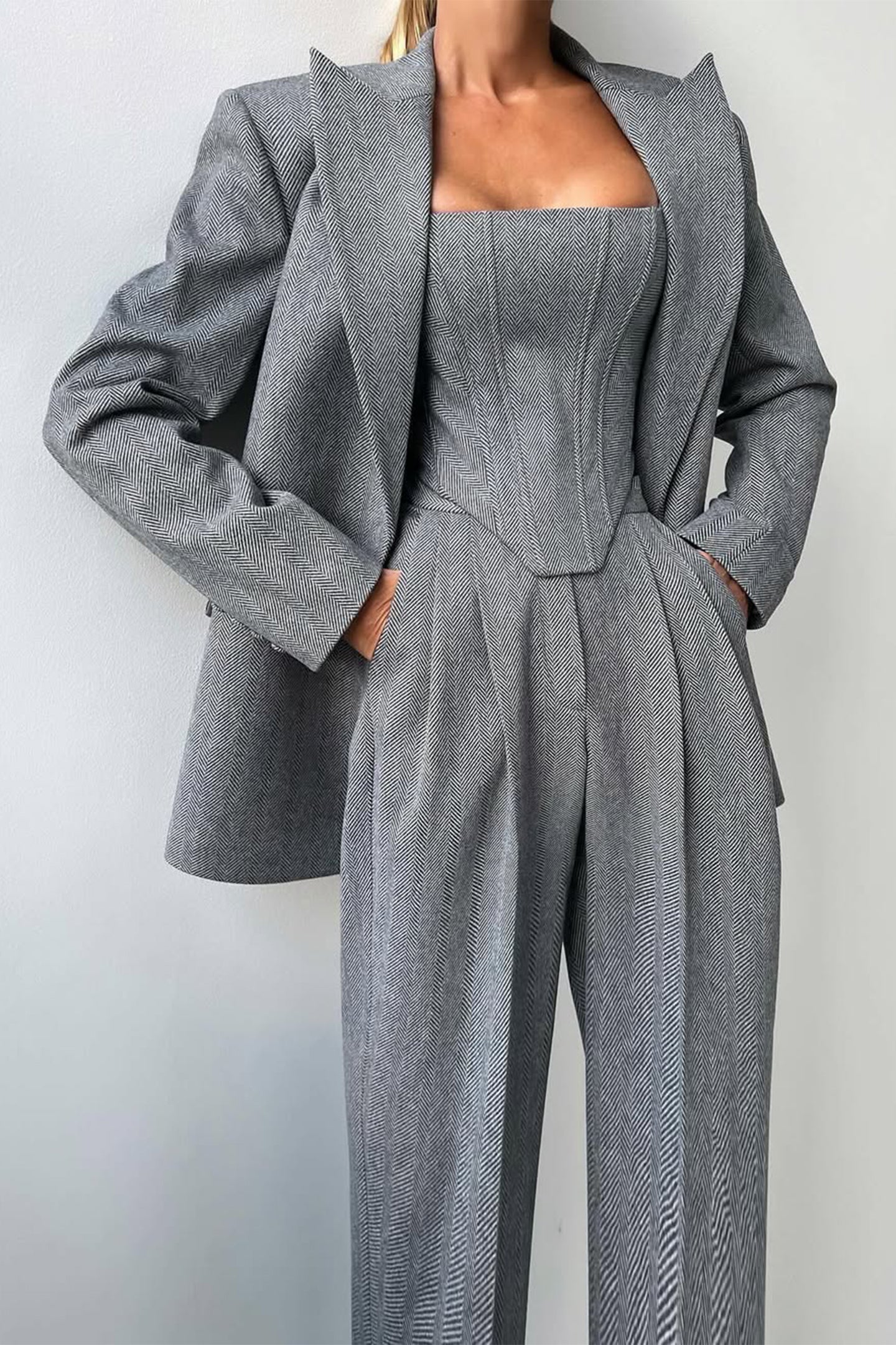 Dolce™ Luxe Set - Dreiteiliges Blazer-Trend-Outfit