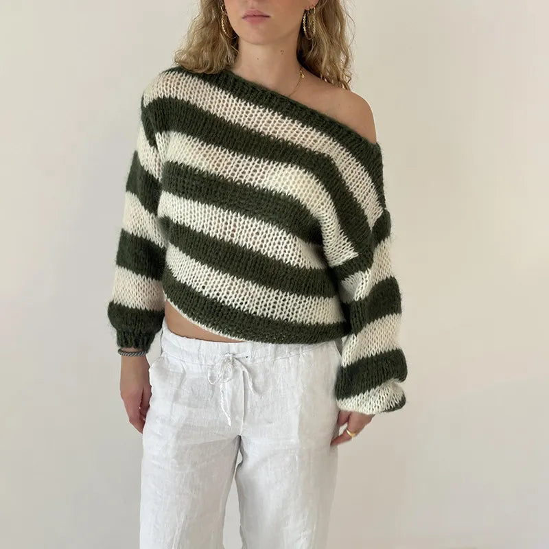 Striped Knit Bliss Sweater