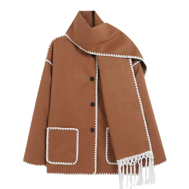 Chloé Wrap Coat™ – Die Trend-Winterjacke mit Schal