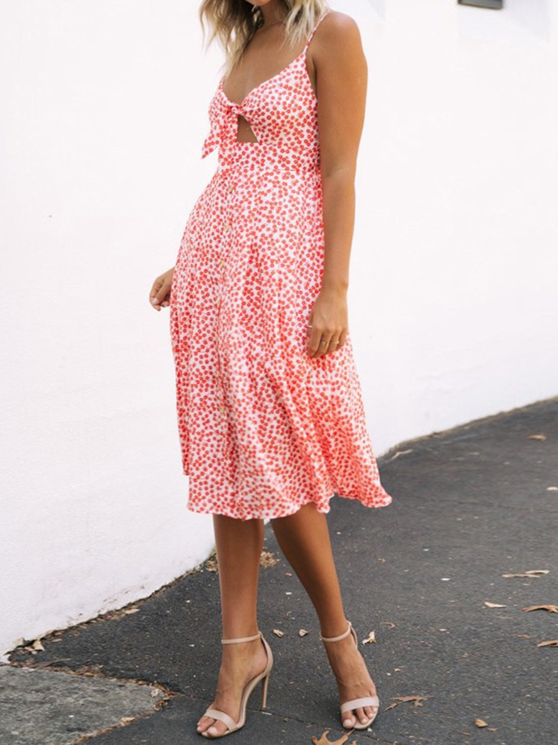 Luna Bow Midi Dress™