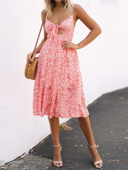 Luna Bow Midi Dress™