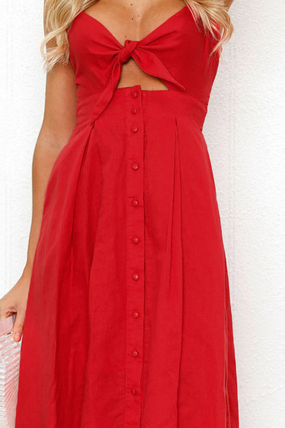 Luna Bow Midi Dress™